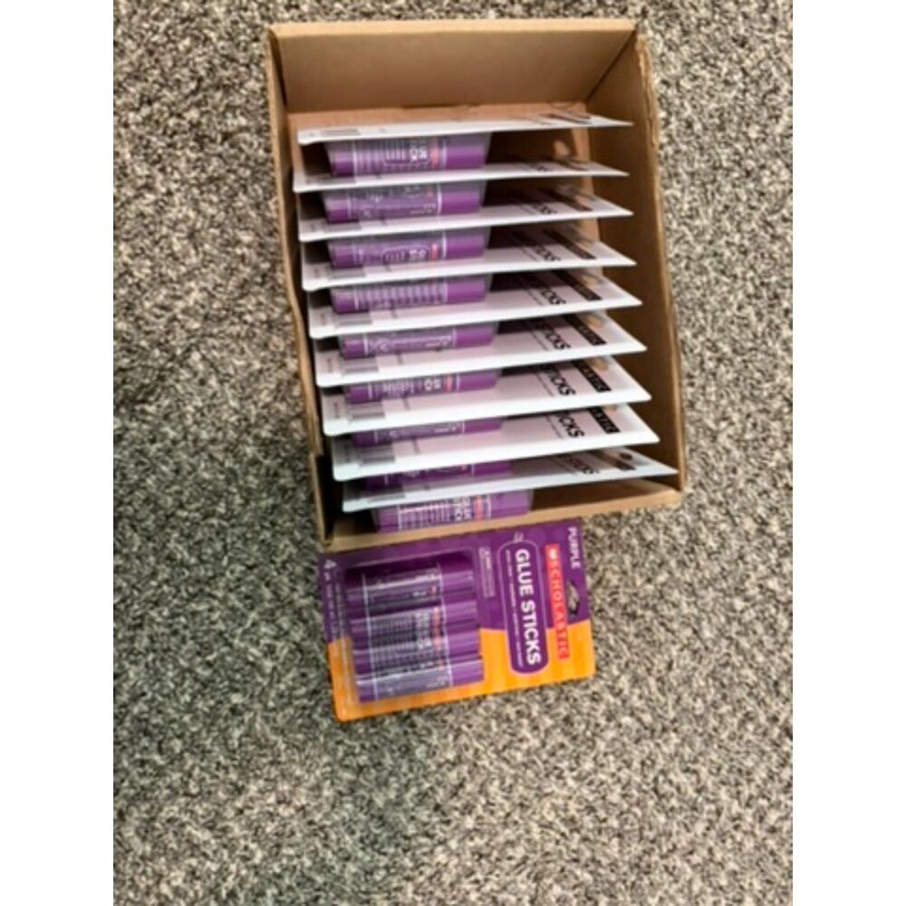 10 pk of Purple scholastic glue sticks with 4 in each pack